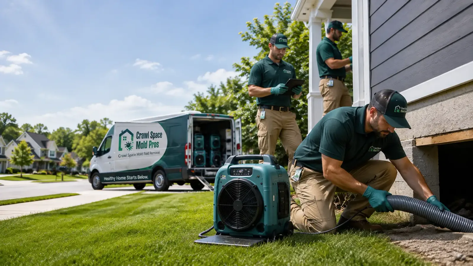Crawl Space Mold Removal in Portage, OH